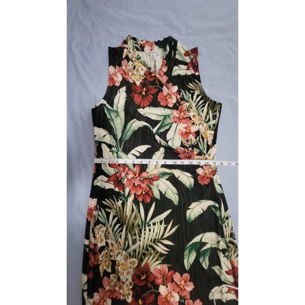 Tommy Bahama Sz Small Oceanic Orchid Travel Maxi Dress UPF Wrinkle Resistant - Picture 15 of 16